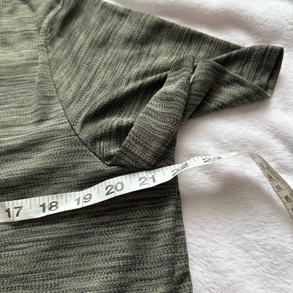 Adidas Shirt Size L Relaxed Fit Athletic Green 100% Polyester